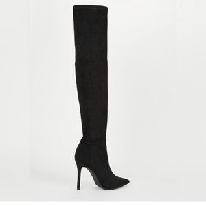 Shoe Dazzle Black Over-the-Knee Boots